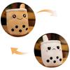 Reversible Secret Pouch Boba Plushie Bubble Tea Milk Plush Doll Soft Toy Stuffed