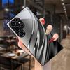 Streamlined texture printed pattern glass phone case suitable for Samsung Galaxy S26 S25 S24 S22 S21 S20 FE/Ultra/Plus hard case