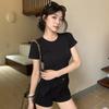 Cotton Short Sleeve T Shirt For Women With Slim Fit And Round Neck Summer Casual Style