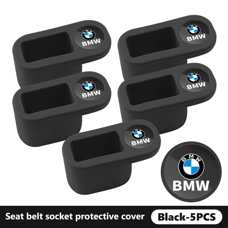 Universal Car Seat Belt Base Anti Scratch Cover Auto Accessories For BMW M Sport M2 M3 M4 M5 M6 E46 E90 E60 F10 F20 E87 X3 X6 VFHJQ1