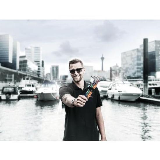 WERA Multicolor Stainless Steel Torx Wrench Set 9-Piece (022699)