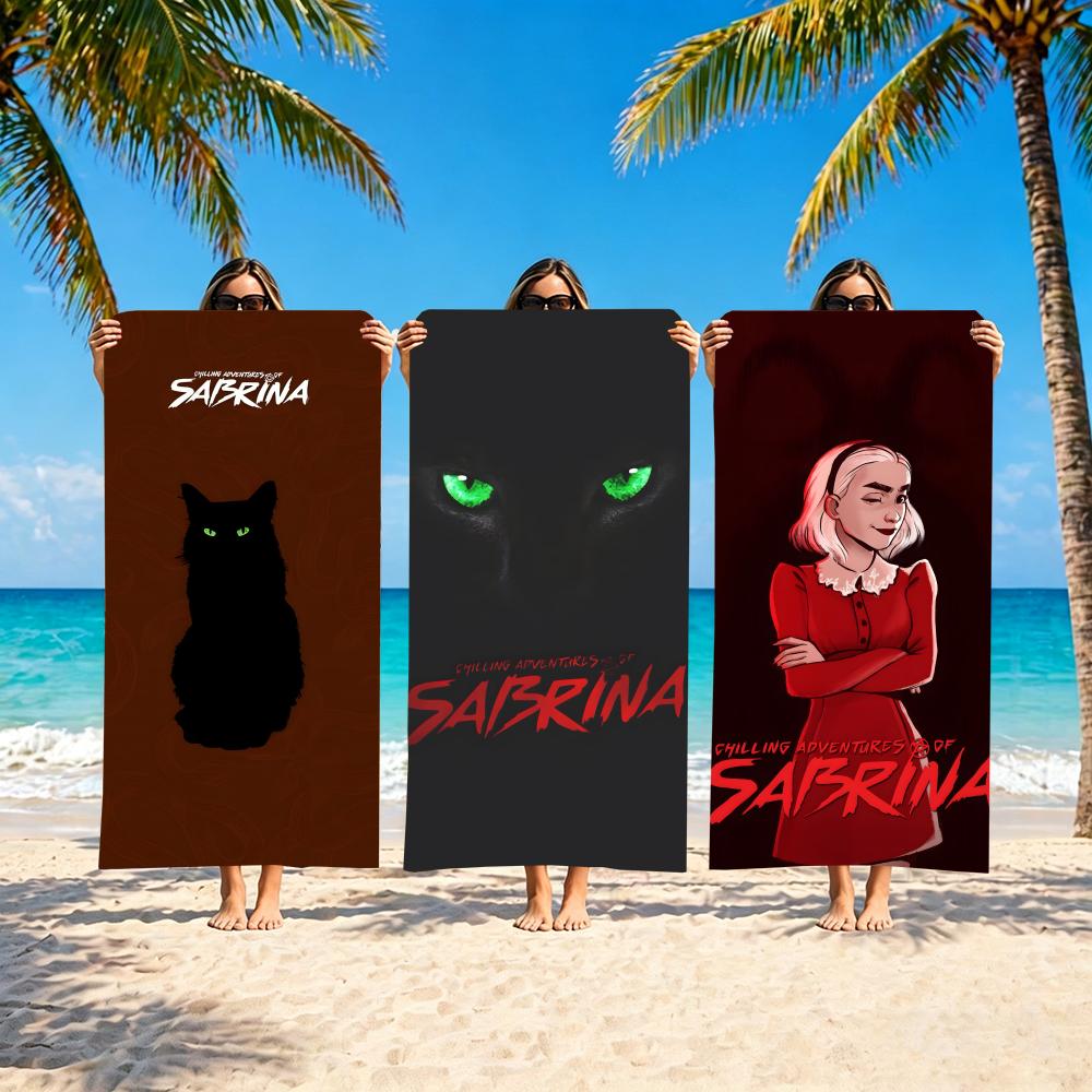S-Sabrina Towel Microfiber Beach Towel, Quick-Dry, Sand-Free, Ultra-Fine Fiber, Super Soft.