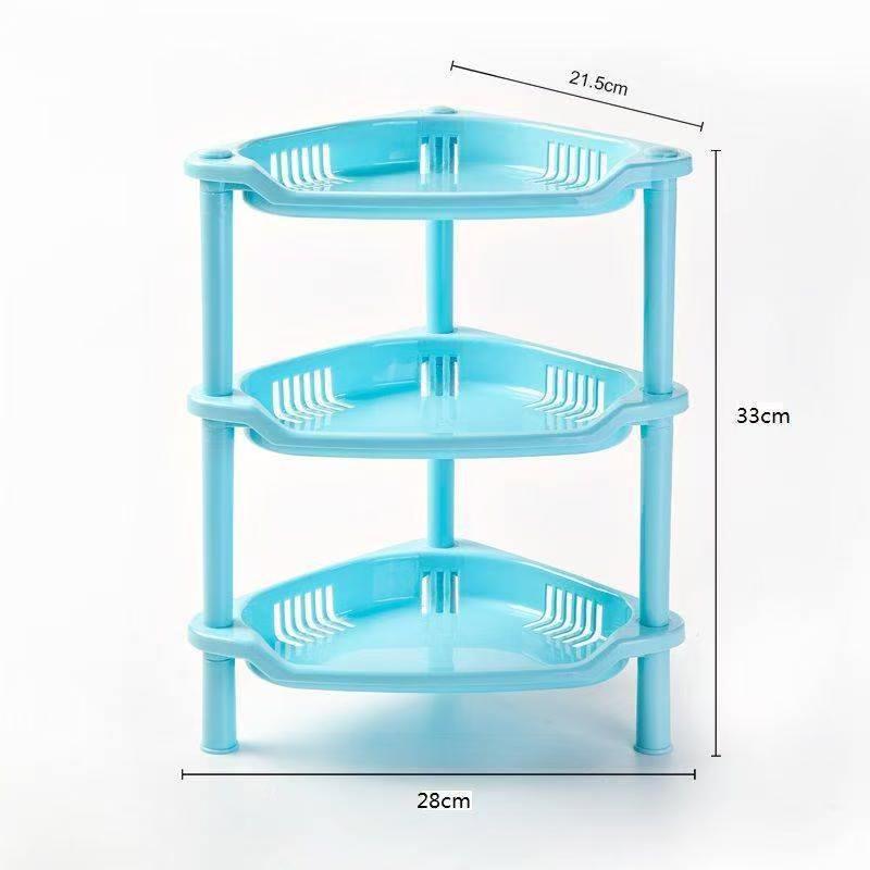 Scaffale multi-livello per organizzazione in cucina, bagno e sulla scrivania