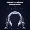 Hanging Neck Portable Bladeless Fan Wind Power Digital Display Usb Charging Cooling Fan Outdoor Sports Hanging Fan Cooler