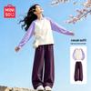 Miniso Girls' Autumn Casual Long-Sleeve Two-Piece Set