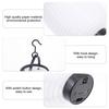 1Pcs Hanging Folding Paper Lantern Lamp with Light for Home Restaurant Wedding Party Decor DIY Lantern Ornament