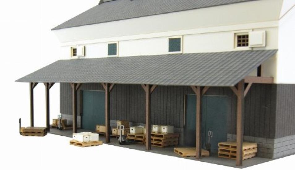 Sankei Diorama Series Papercraft 1/80 Warehouse-1 MK05-46