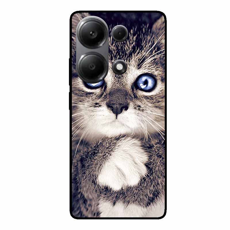 For Xiaomi Poco M6 Pro Cases Poco F6 Pro M6 4G 5G Poco X6 X5 PRO Black Soft TPU Silicone Phone Covers for Xiaomi Poco M6 5G 5G