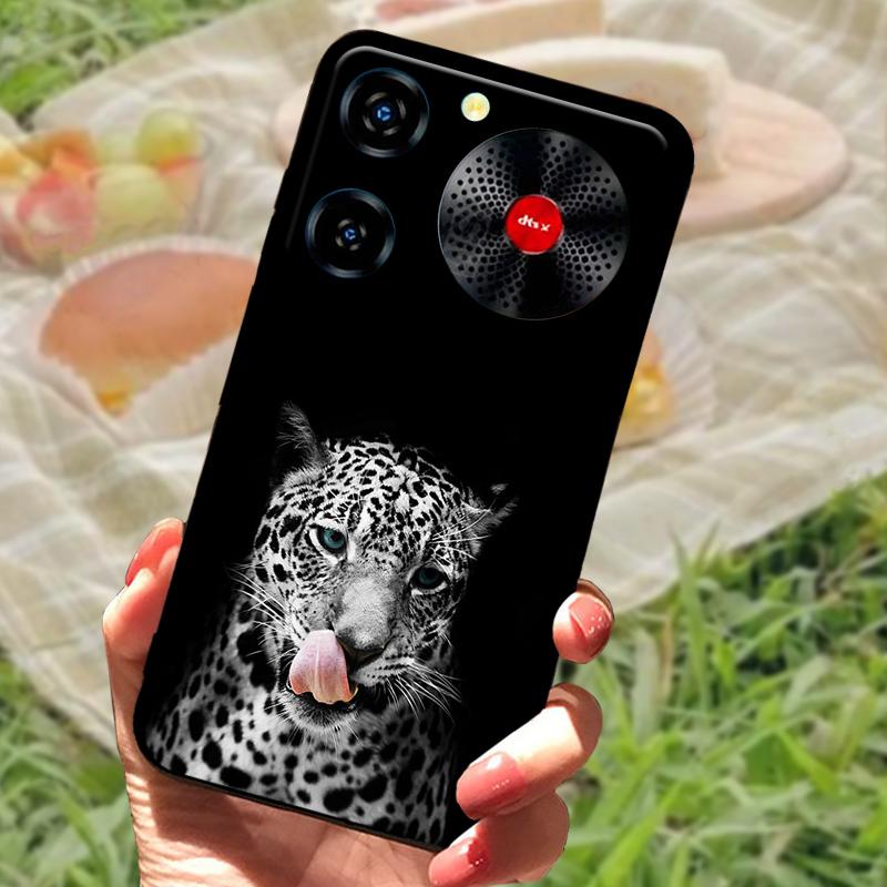 Per ZTE Nubia Custodia Musica Antiurto TPU Silicone Nero Paraurti Cover Per ZTE Nubia Custodie Telefono Musica Carina Cover Posteriore Fundas Capa