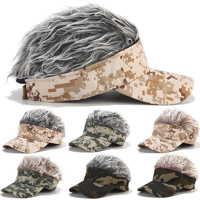 

Wig Hat Camouflage Baseball Hat Male Street Hip Hop Duck Tongue Hat Female Adjustable