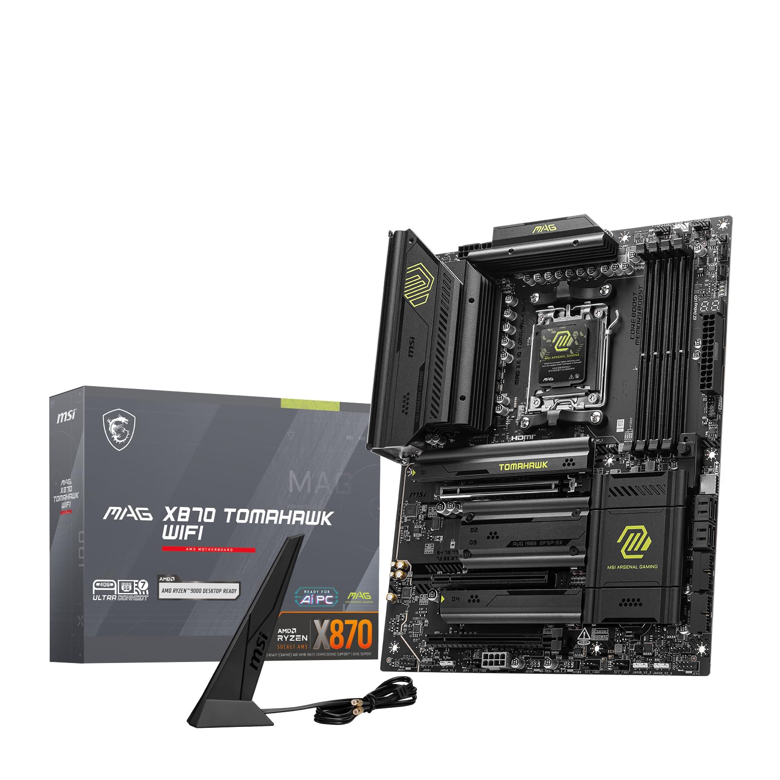 

MSI MAG X870 TOMAHAWK WIFI X870 Чіпсет ATX Материнська плата MB6590