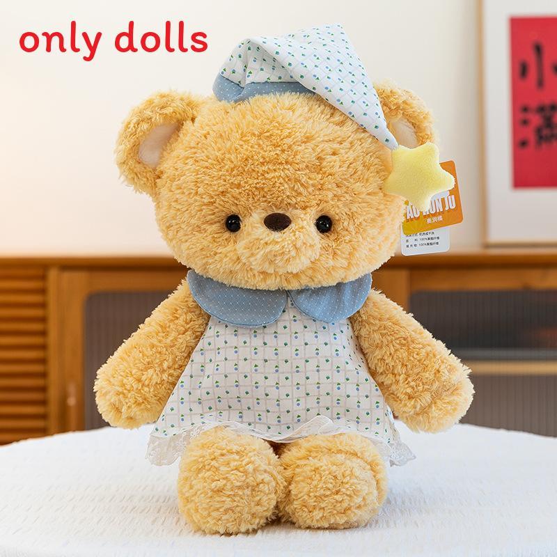 Plush Bear Stuffed Toy With Pp Cotton Filling For Gift And Decoration