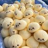 Squishy Steamed Stuffed Bun Stress Ball Fidget Sensory Toys Simulation Food Squishies Bun with Steamer Squeeze Dough Ball Gifts