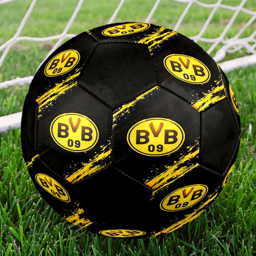 Borussia Dortmund Football Club Indoor Size 5 Soccer Ball Colorful Machine Stitched PVC Competition Ready Durable High-Bounce