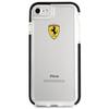 Etui Do iPhone 7 Ferrari Shockproof Czarne Transparentne