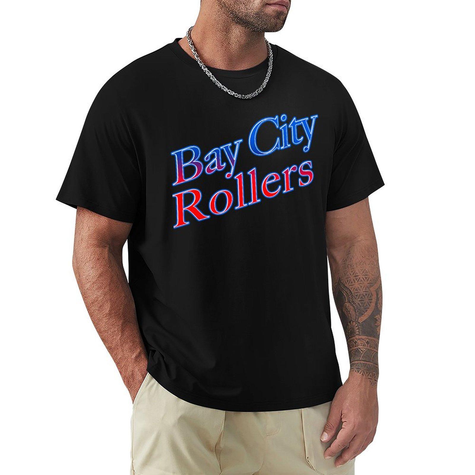 

Funny Men Band Bay City Rollers Music Rock Retro Wave TShirt football t shirt cute tops new edition mens t shirt 4XL