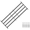 Window Security Grille with 4 Horizontal Bars 3 Pcs 93 174 Cm