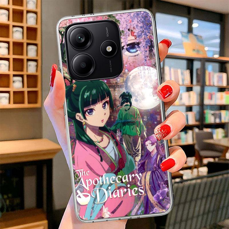 A-Apothecary D-Diaries Anime Phone Case For Xiaomi Redmi Note 15 14 13 12 11 10 Pro Plus 14S 12S 11S 11T 11E 10S Soft Fundas She