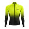 2026 Spring New Team Long Sleeve Cycling Jersey Set MTB Bike Clothing Uniform Men's Thermal Fleece Bicycle Maillot Ropa Ciclismo