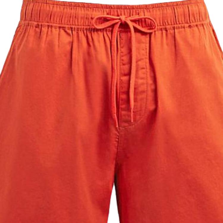 Coach SS23 Solid Color Drawstring Straight Leg Casual Shorts Men Shorts Orange CH781-B4D