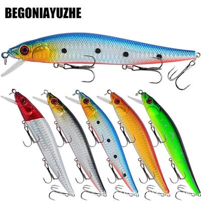 14cm Rasselperlen Schwimmende Minnow Imitationsfischköder, 21,9g Plastik Hartköder