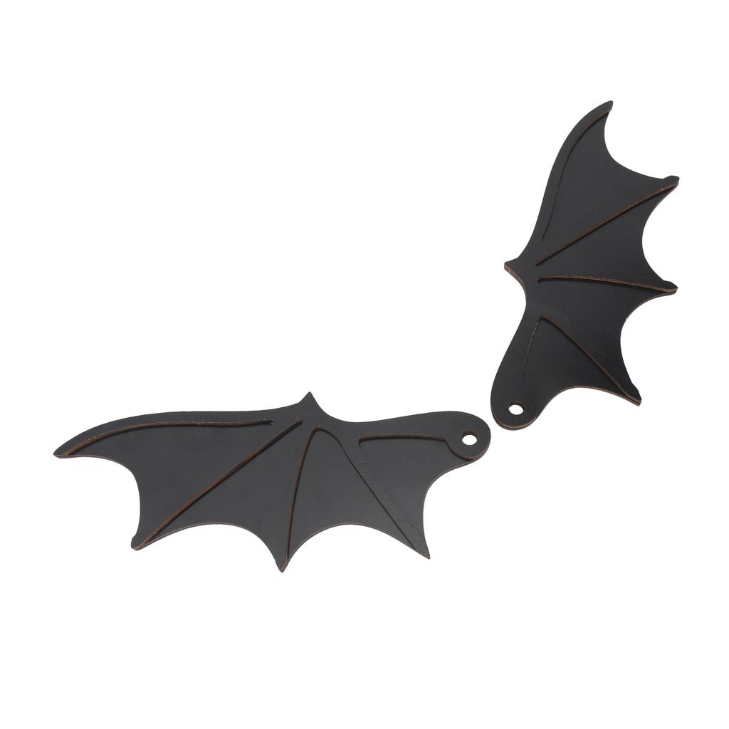 1 Paar Fledermausflügel Dekoration Holz Lustige Dekorative Fledermausflügel für Autokennzeichen Wand Party