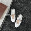 Leather Retro Ballet Women's New Versatile and Thin Color Matching Casual Sports Shoes Flat