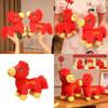 Chinese Zodiac Pony Plush Toy With Pp Cotton Fill For Chinese New Year Gift