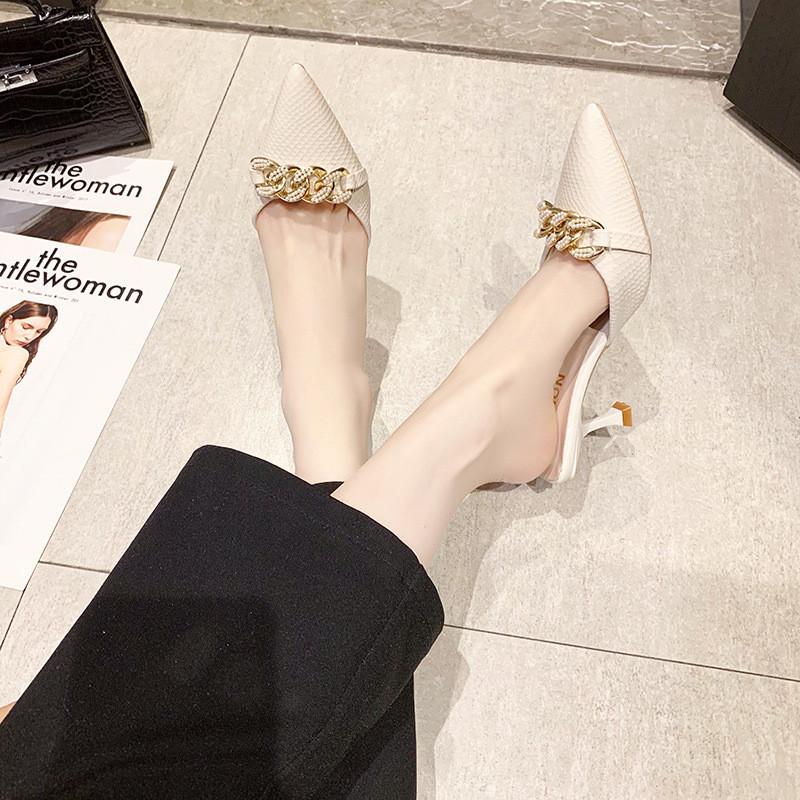 Summer Womens Mules With Rubber Sole And Pu Insole For Casual Outfits