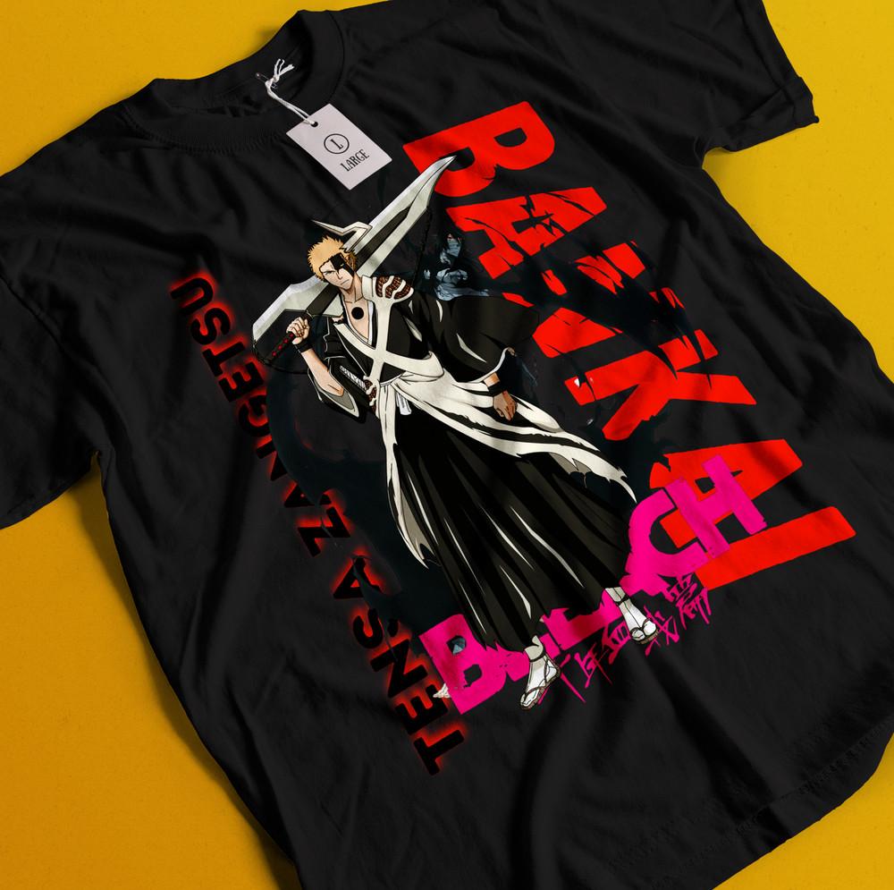 

Футболка Аниме Блич Ичиго Банкай Футболка Айзен Ихвач Футболка Зараки Кенпачи 4XL
