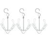 Creative Windproof Shoe Rack Double Hooks Balcony Drying Organizer Multi-Functional Storage Hanger Clothes Durable Space Saving