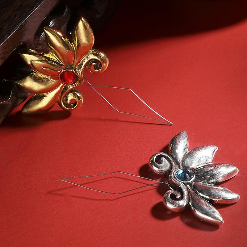 Flower Needle Threader Alloy Flower Hand Wire Loop Retro Luxury Hand Machine Sewing Tool For Hand Sewing Embroidery Handicraft