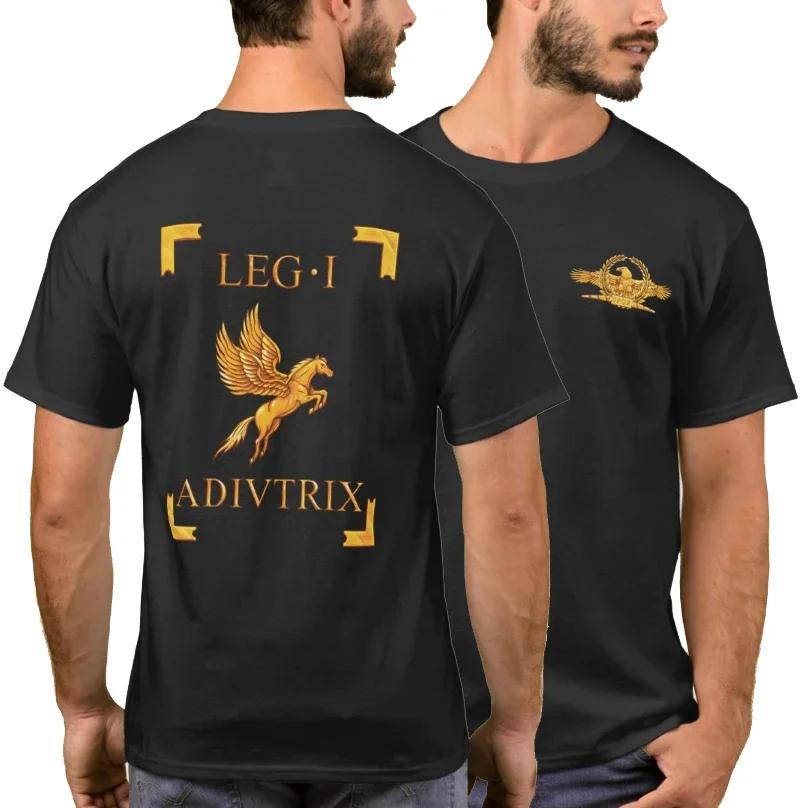 

Roman Legion LEG I First Legion Adiutrix Vexillum TShirt 100 Cotton ONeck Summer Short Sleeve Casual Mens Tshirt Size S3XL S
