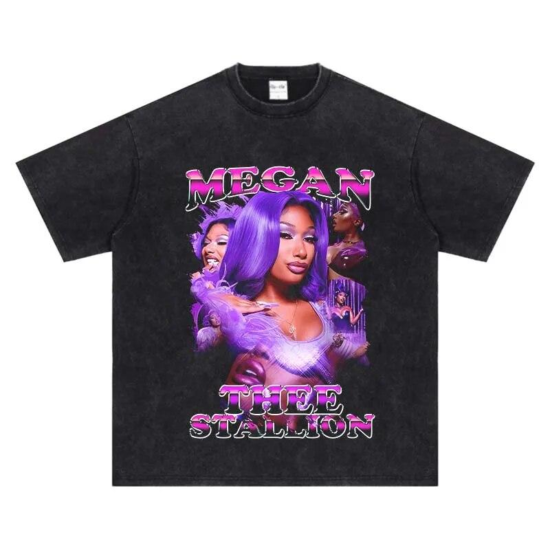 

Уличная одежда большого размера, модная футболка в стиле хип-хоп с певицей и графическим принтом, винтажная футболка, повседневная футболка в стиле рок, хлопковая футболка с коротким рукавом