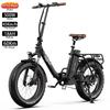 Vélo Électrique Onesport OT16 Max 20" Pneus Fat Moteur 500W 48V 18AH Peut se Connecter à l'APP Autonomie Max 60Km Frein Hydraulique Pliable