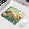 Anime Lazy Cat Mousepad Computer Small Cute Teclado Rug Table Keyboard Desk Mat Laptop Cushion Gaming Accessories Office 22X18