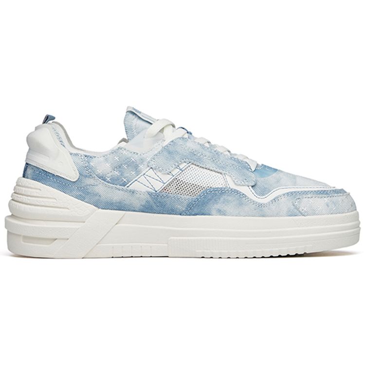 Anta A Dao Pro Non-Slip Shock Absorption Wear-Resistant Low-Top Sneakers Men Sneakers Blue White 112228071-5