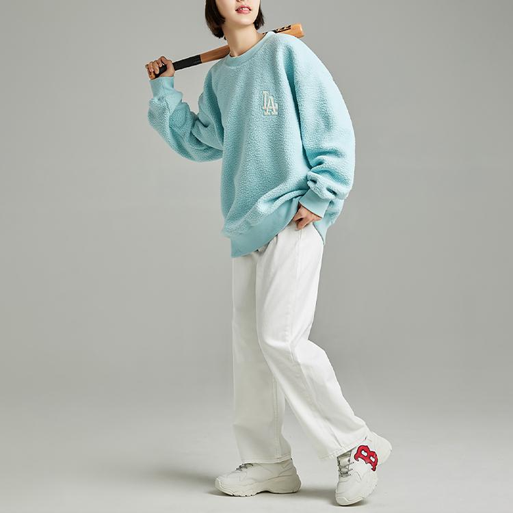 New MLB Los Angeles Dodgers Sweatshirts Unisex Light Blue 3AMTB0726-07BLL