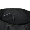Handmade Black Leather Duffle Bag: Personalized Travel Overnight Bag