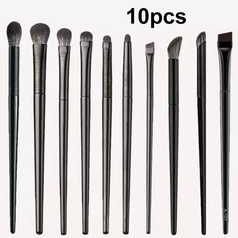 Black Contouring  Eye Makeup Brushes Set Professional Eyeshadow Eyeliner Brush Portable Blending Facial Beauty CosmeticTool