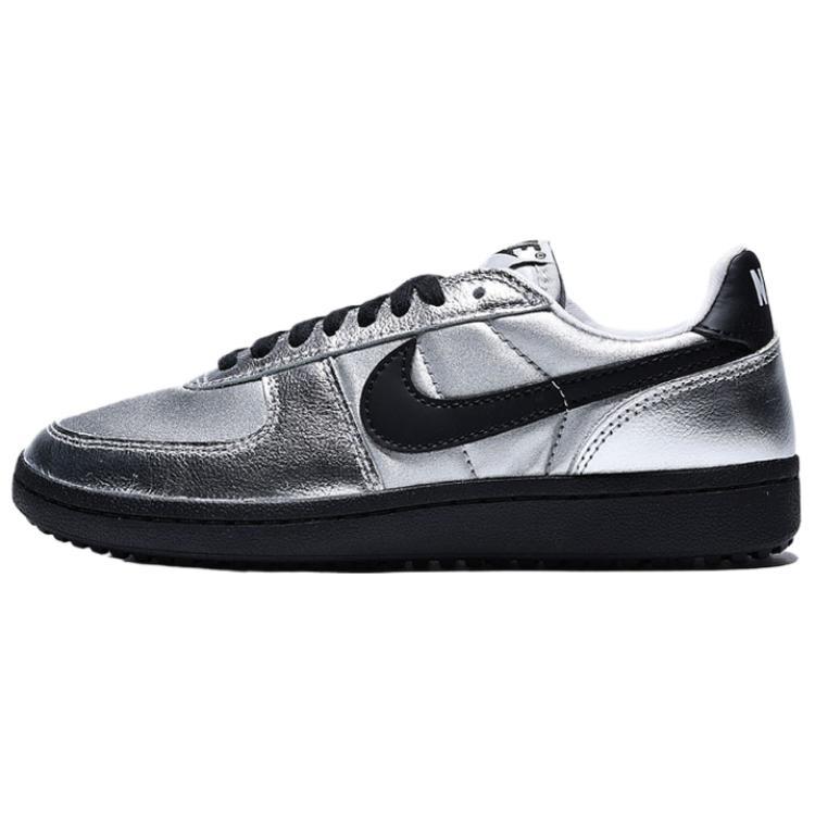 (WMNS) Nike Field General 82 Metallic Silver Black Women s HQ7397-001 EU 40.5