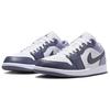New Jordan Air Jordan 1 Anti Slip Wear Resistant Low Top Vintage Basketball Shoes Men's Purple White 553558-145