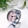JEWELRYWE Watch Ring Stainless Steel Link Waterproof Analog Quartz Business Casual Fashion Accessory Gift