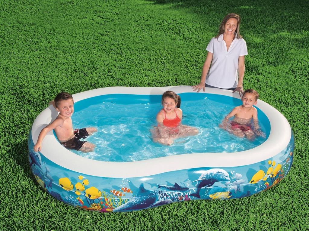 Inflatable Fish Pool 262 X 157 X 46 Cm Bestway 54118