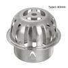 Steel Anti-blocking Drainage Plumbing Fitting Roof Floor Drain Rain Pipe Cap Balcony Drainage Cover