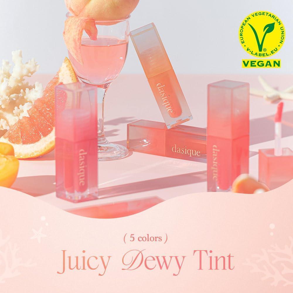 DASIQUE Juicy Dewy Tint #Summer Coral Collection 3.5g