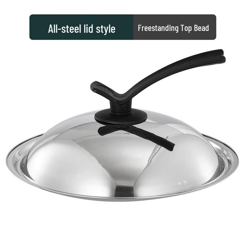 

Ming Zhan Xuan 34cm Stainless Steel Pot Lid with Standing Handle