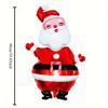 2pcs Giant Santa Claus Balloons,Extra Large Inflatable Christmas Decorations with Santa Faces, Heavy-Duty Aluminum Foil