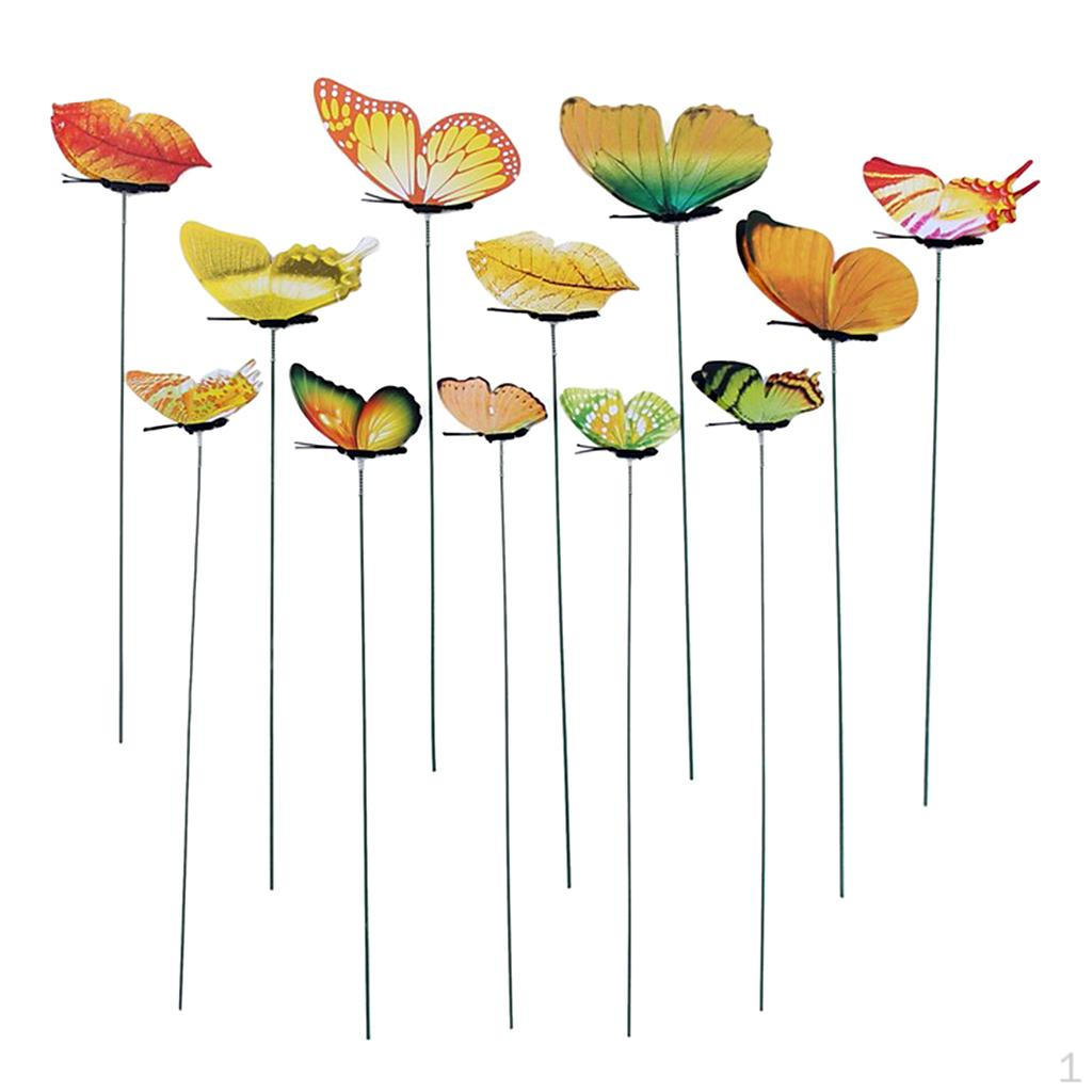 Schmetterlings-Stäbe für Gartenblumentöpfe und den Hof