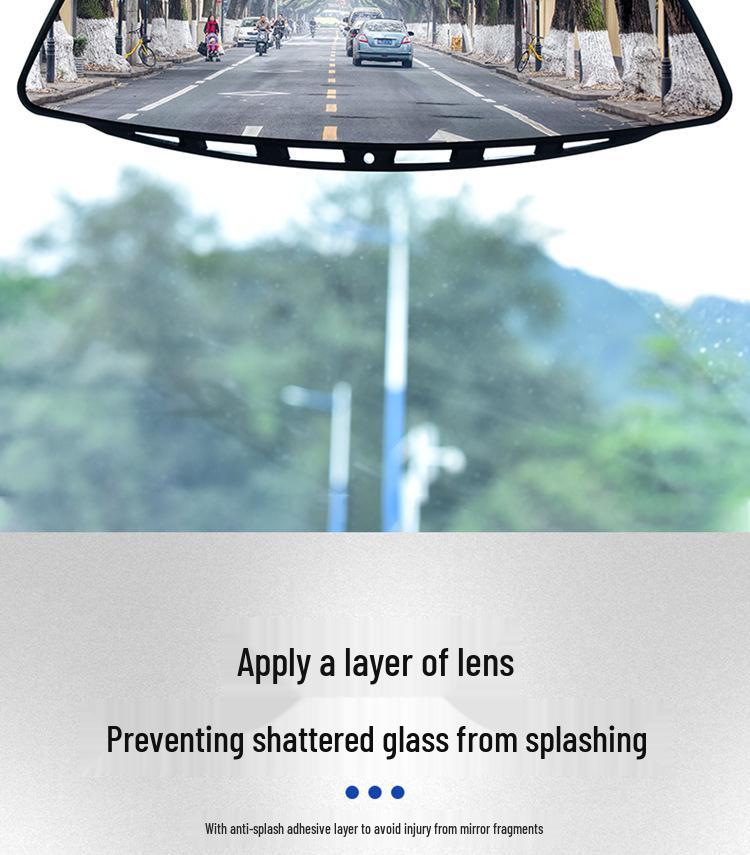 High-Definition Rearview Suction Cup Mirror for Tricycles – Blind Spot and Reverse Assistance